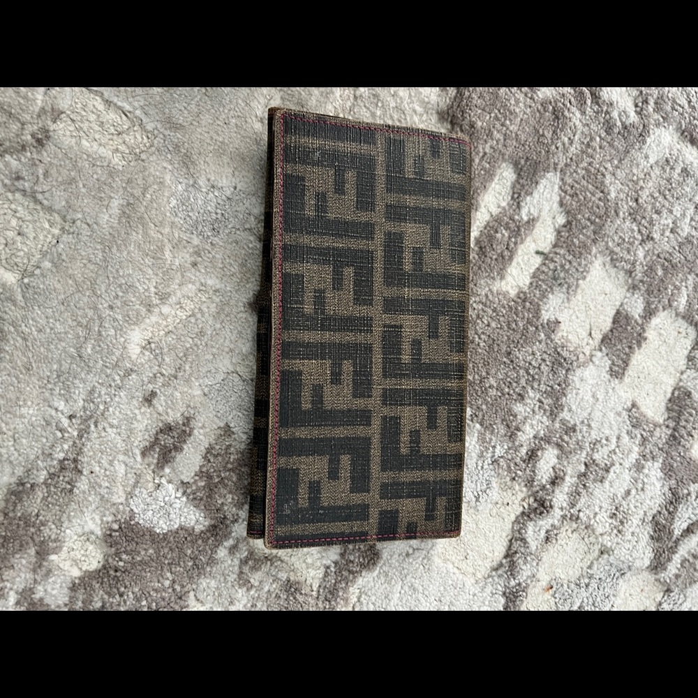 Zucca FF Logo Leather Wallet